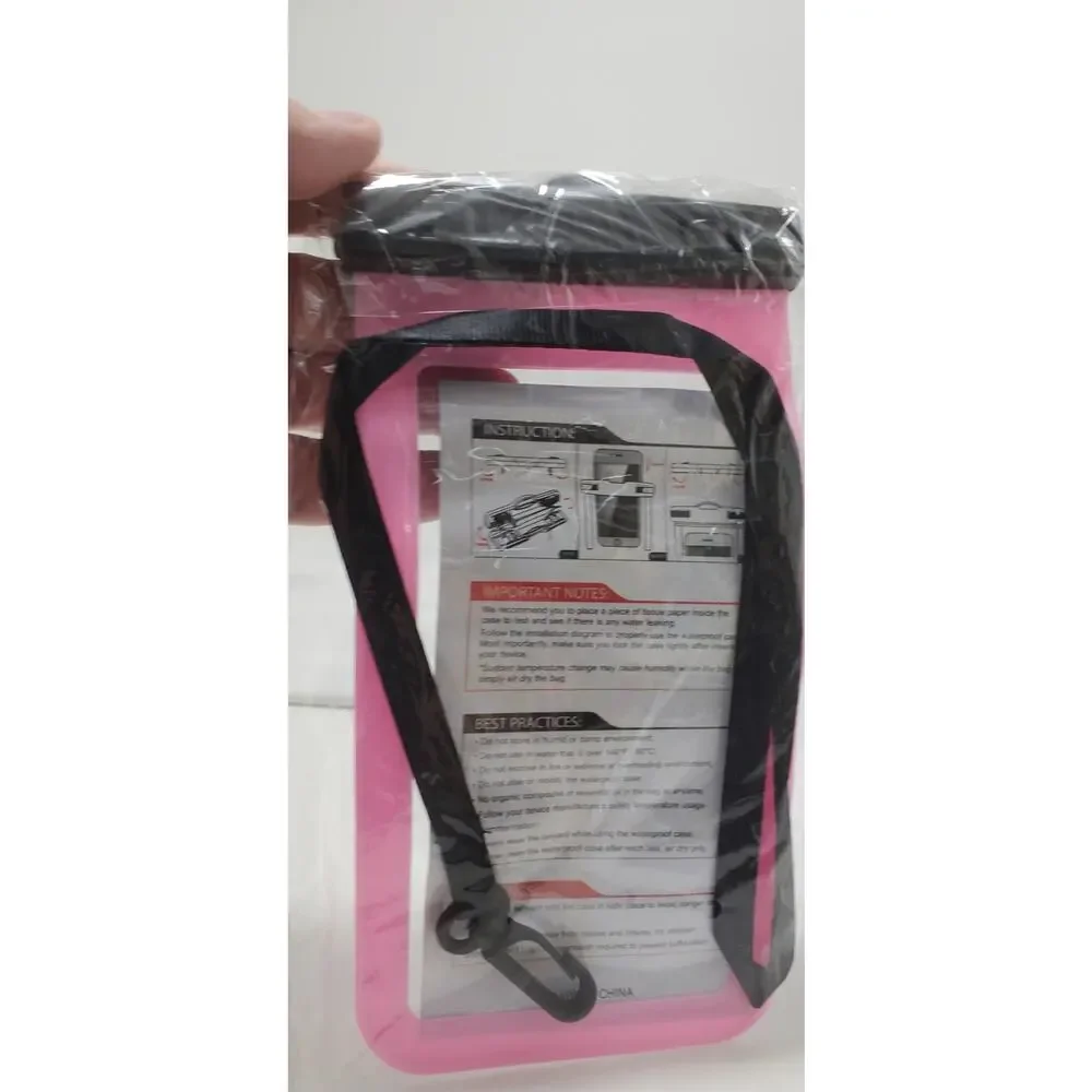 Waterproof Floating Cell Phone Pouch 4 Pack W/Lanyard **NEW**